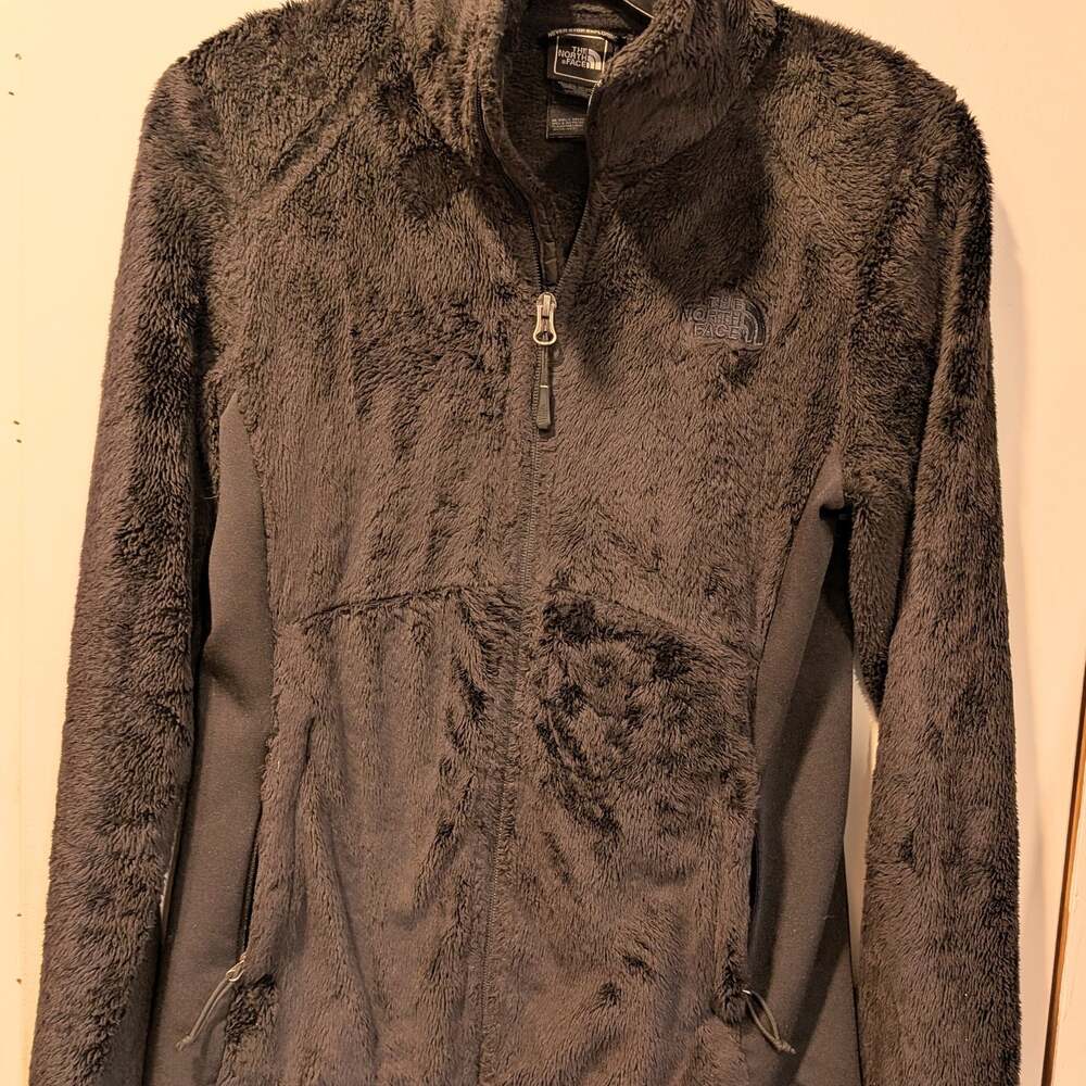 The North Face Women's Osito Fuzzy Fleece Full Zip Jacket Black